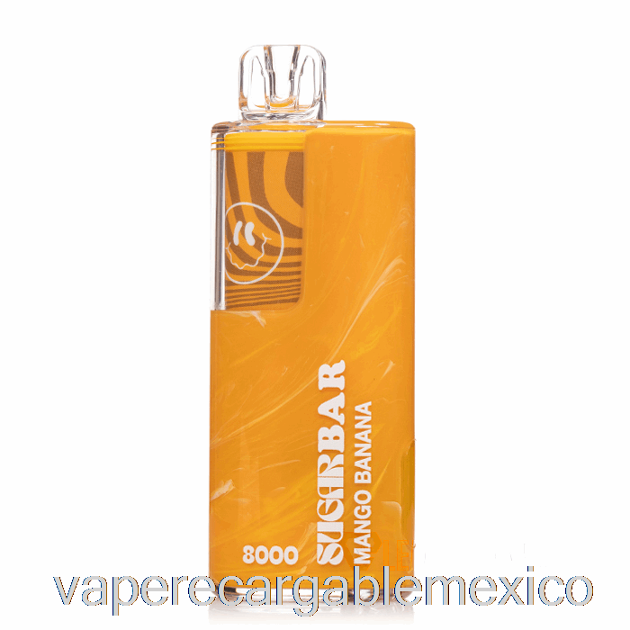 Vape Barra De Azúcar Recargable Sb8000 0% Cero Nicotina Mango Plátano Desechable